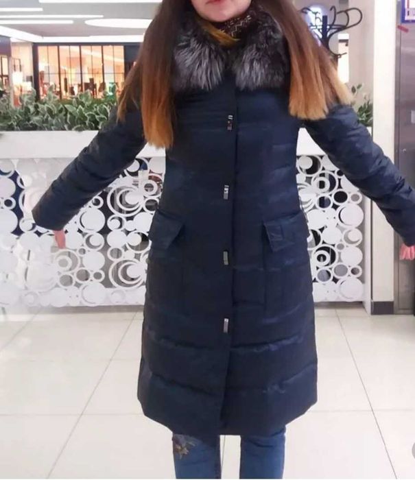 Пуховик з натуральним хутром