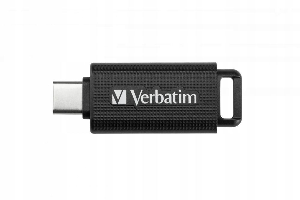 outlet pendrive verbatim 64 gb usb 3.1 typ c czarny plug & play