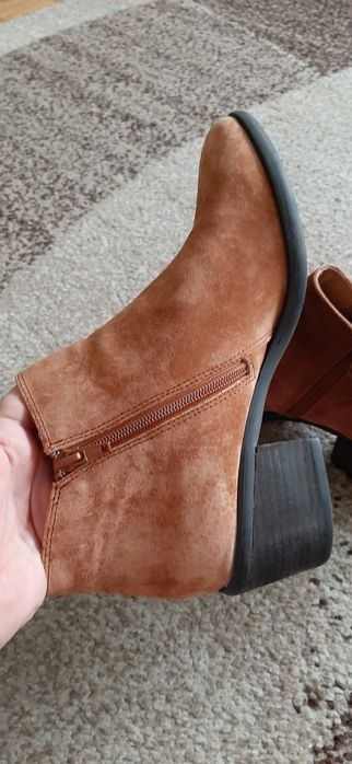 Skórzane botki Pier One r.39