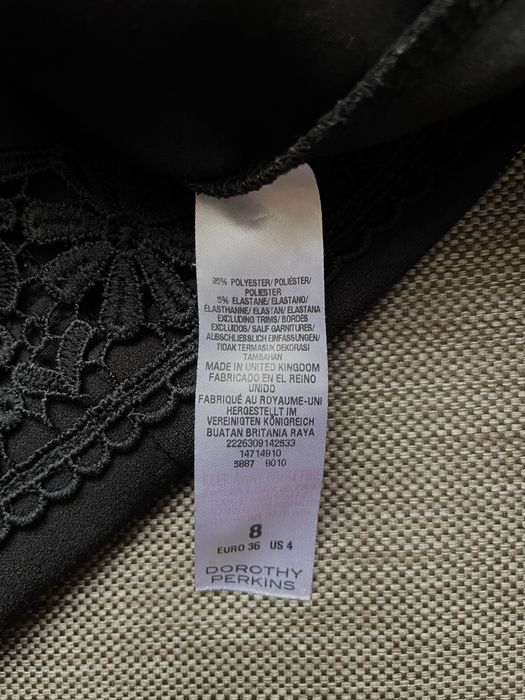 Чорна спідниця Dorothy Perkins, розмір 8