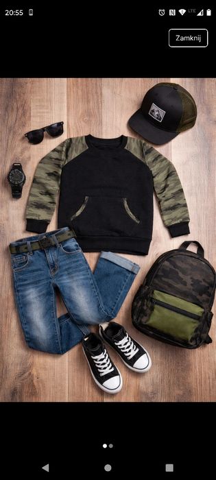 Bluza z moro 132/140