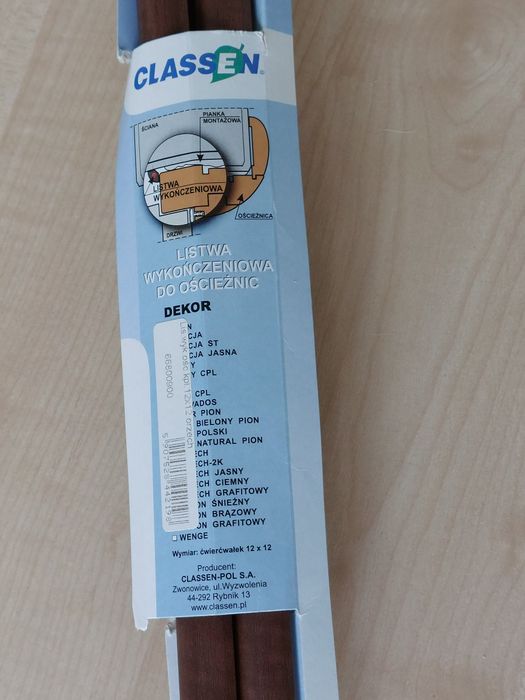 Listwy wykończeniowe do ościeżnic komplet .