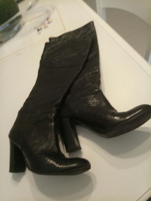 Botas em pele, n. 37, excelente qualidade