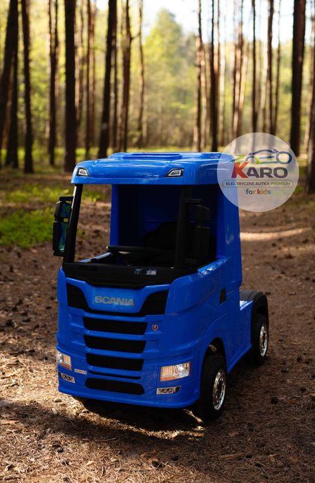 Auto Na Akumulator TIR Scania 500R HL698 Niebieskie 4x4 HIT!