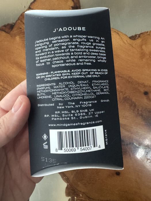 Парфуми MindGames J’ADOUBE, extrait, 7,5 ml, нові, без затесту