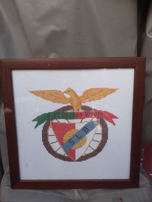 Quadro decorativo com bordado (feito à mão) SLB