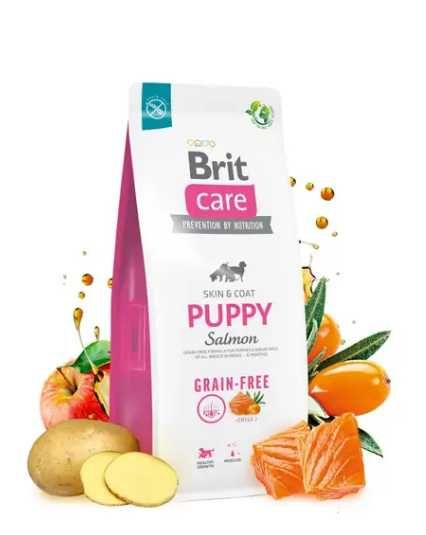 Корм для цуценят Brit Care Puppy (лосось) 3 кг/12 кг