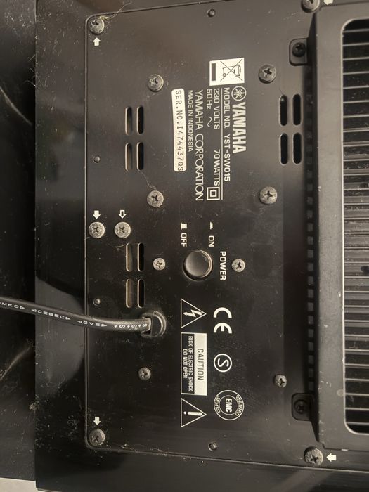Subwoofer Yamaha YST-SW015