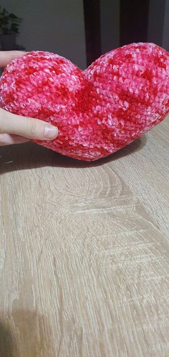 Szydełkowe serce w stylu jelly cat