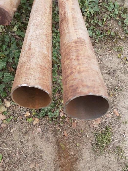 Rura na komin i słupki ogrodzeniowe