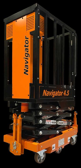 Plataformas elevatórias Manuais sem bateria, altura de trabalho até 6m - NOVAS