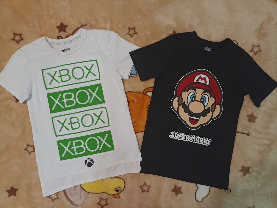 Детская футболка Xbox и Super Mario фирмы Tu