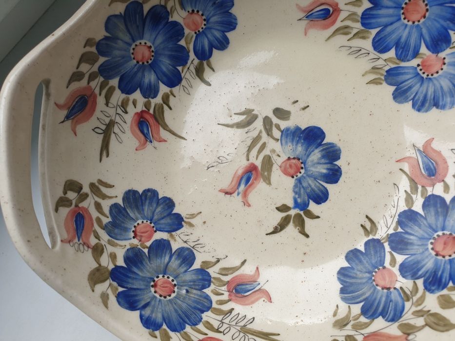 misy ceramiczne ręcznie malowane