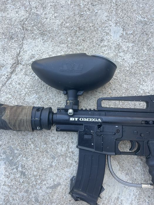 Kit Paintball BT Omega + Máscara + Acessórios