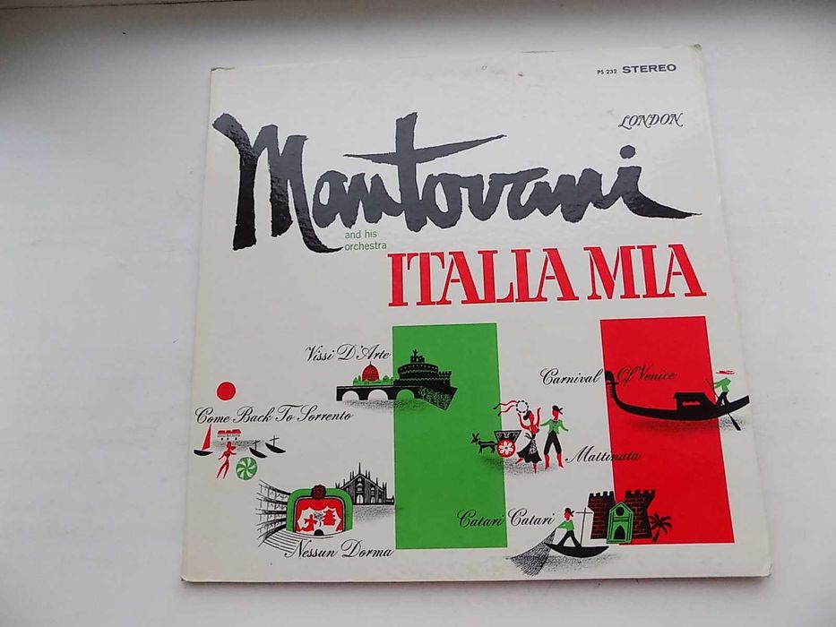 Пластинка Mantovani and his orchestra - Italia Mia Пр-во Англия