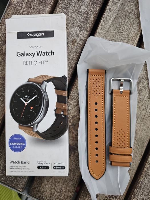 Brazowy Pasek do zegarka 20mm