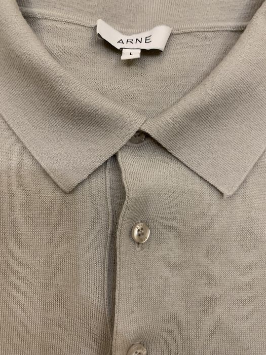 Поло с длинным рукавом ARNE (Британия), шерсть мериноса, р. L