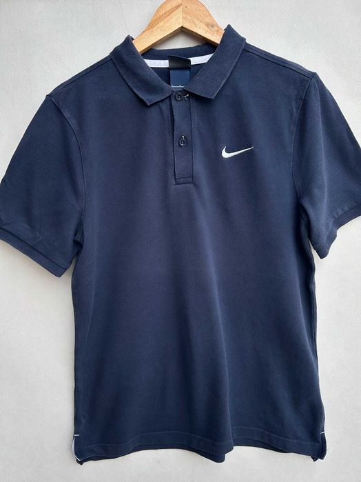 NIKE _ Granatowa koszulka polo S