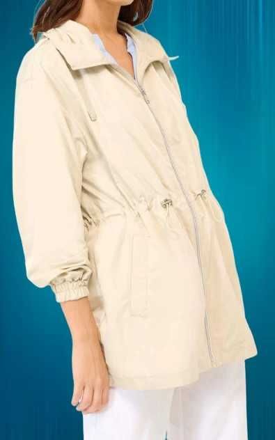 Nowa kurtka parka z kapturem - r.34