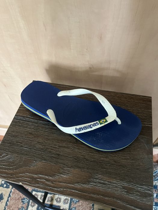 Синій - Havaianas В'єтнамки з логотипом Brasil