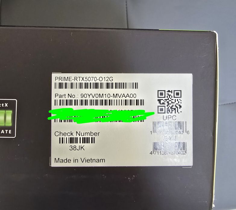 Відеокарта ASUS PRIME RTX5070 12Gb