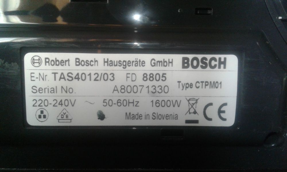 Кавомашина Bosch Tassimo TAS4012\03