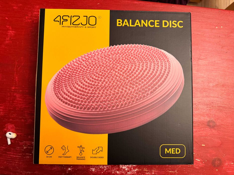 Poduszka sensomotoryczna MED+ 33 cm różowa