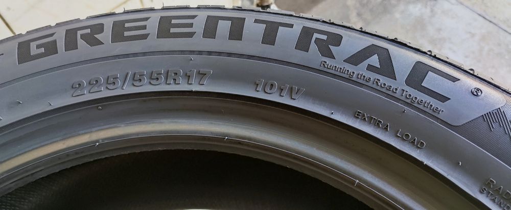4x 225/55R17 Greentrac Season Master 2026r C/B/71dB 3 lata gwar.