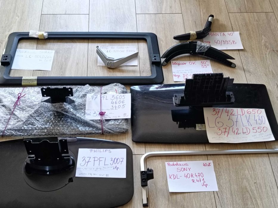 podstawa stopa nogi nóżki telewizorów sony sharp lg samsung ok manta philips