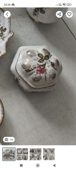 Porcelana Chodzież, but, łabędź i szkatułka