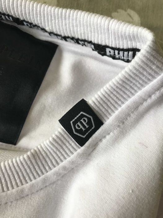 Philipp Plein oryginalna biała bluza damska przez głowę S