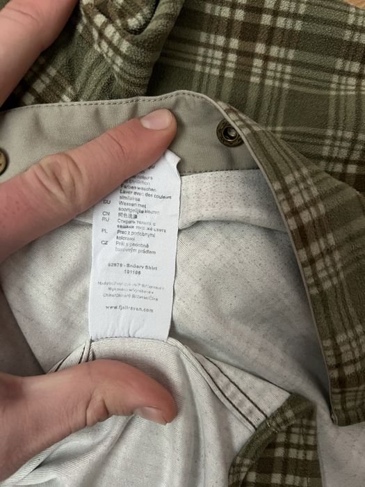 Fjallraven сорочка фланелева