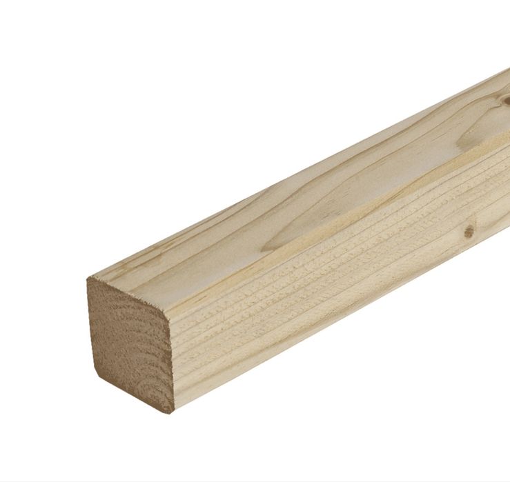 Kantówka 45x45mm dlugisc 4m stfugsna frezowana