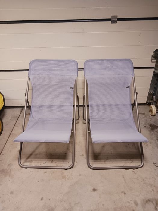 Dwa leżaki 4 stopnie