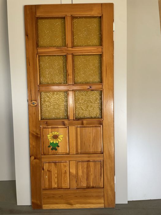 Drewniane drzwi wewnętrzne pokojowe  80