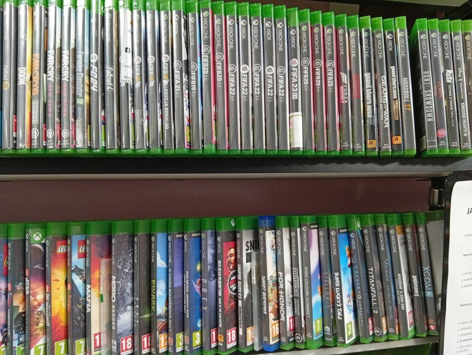 Zamienię gry na xbox one, xbox series s, series x, sklep Tychy, wymiana gier, gry xbox one