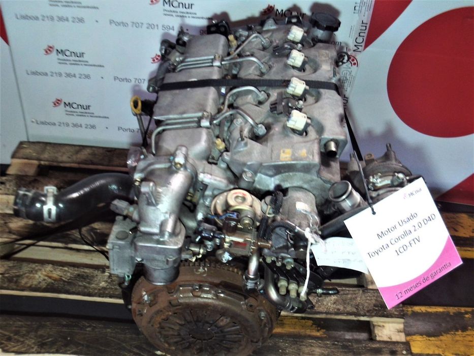 Motor Usado Completo  Toyota Avensis Ref: 1Nd-Tv