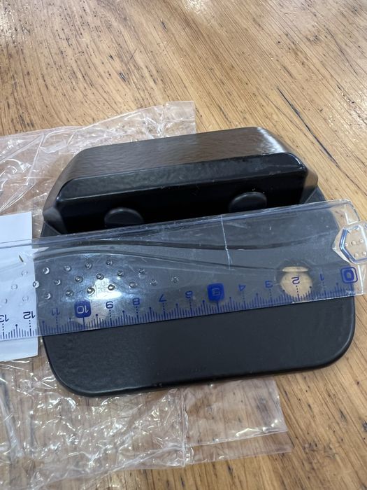 Batente chão lacado preto - NOVO