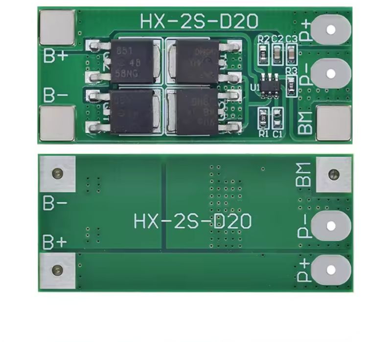Плата BMS контроллер заряда  Lifepo4 2s 6.4V 13A
