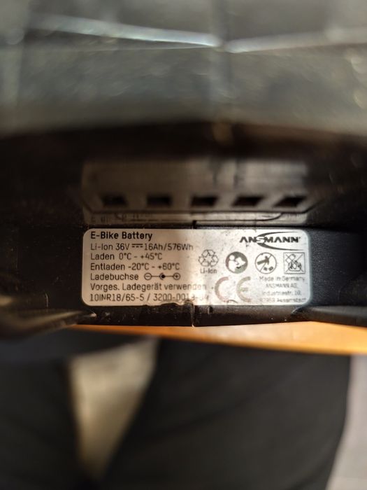 Bateria para E-Bike Ansmann 36V