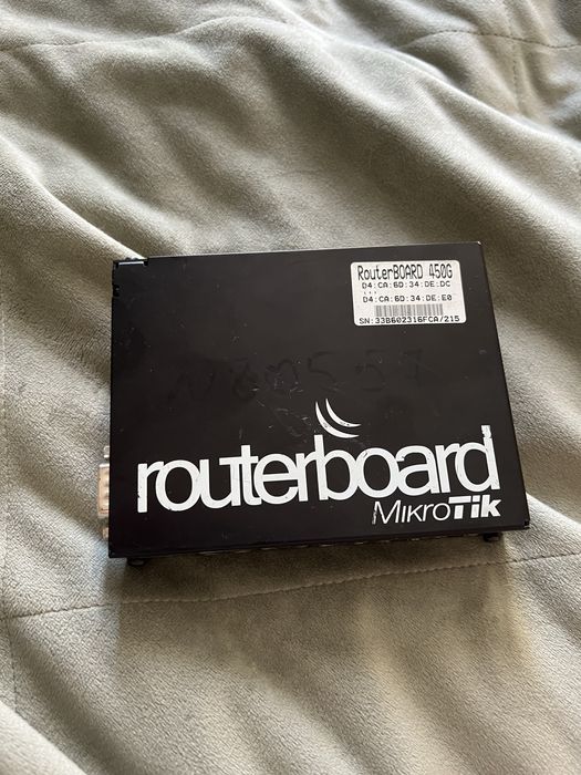 Маршрутизатор MikroTik RouterBOARD 450G