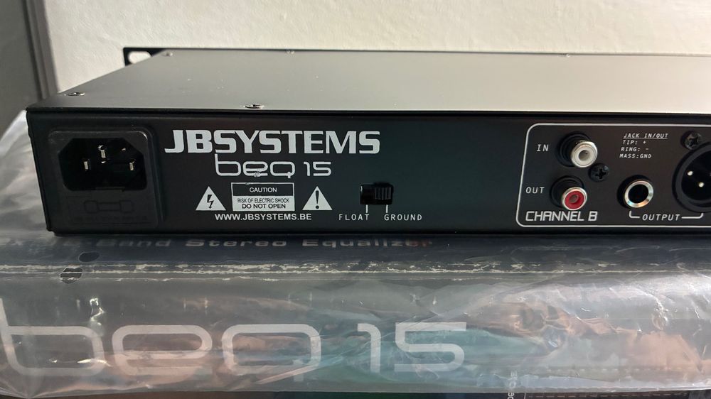 JBSystems BEQ15 Equalizador Estéreo de 15 bandas