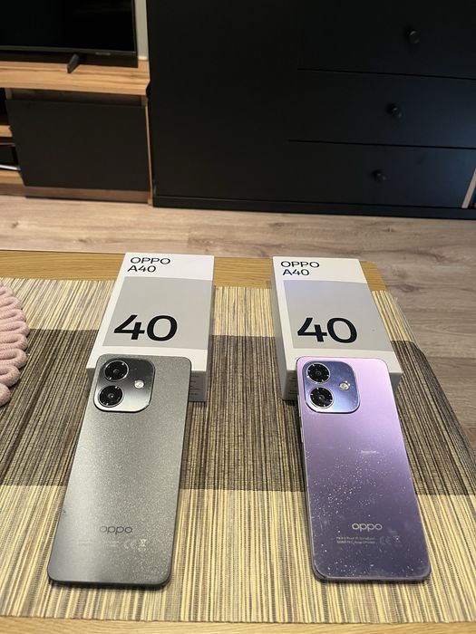 Sprzedam 2x OPPO A40 Sparkle Black i Starry Purple