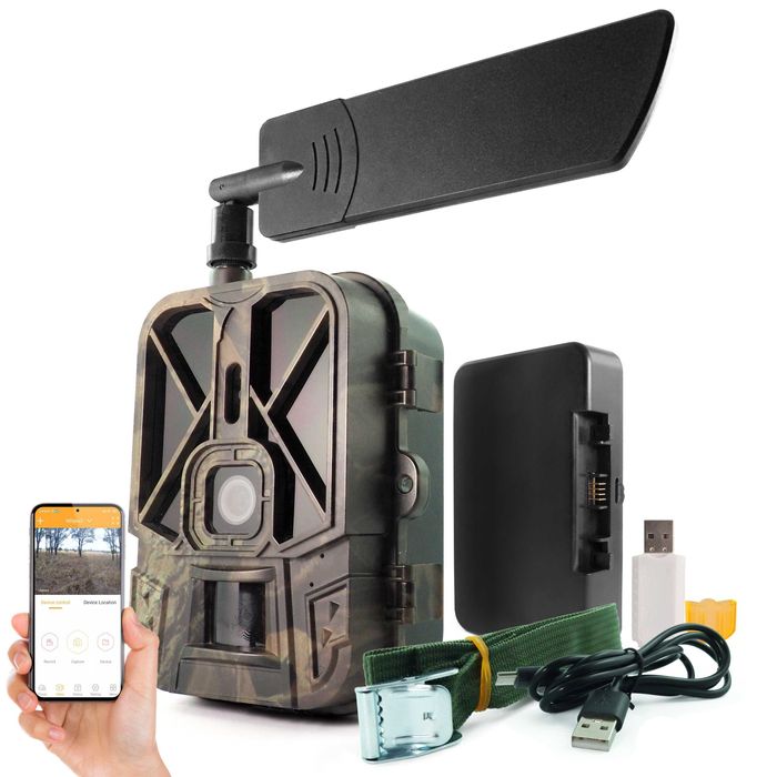 Fotopułapka HC-940 PRO 4G LTE | 36MP | 2K | Akumulator Li-ion |