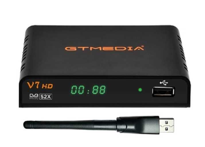 Receptor satélite para antena parabólica GTmedia V7HD