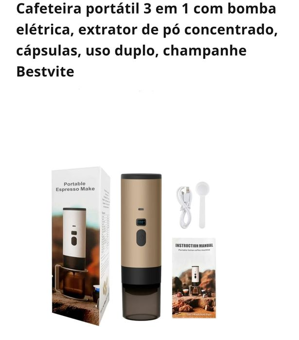Maquina cafe portatil