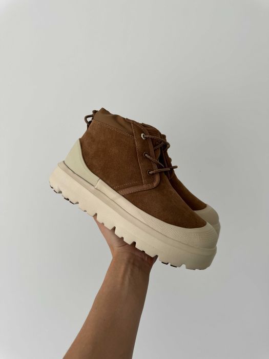 Уггі UGG Neumel Hybrid Chestnut Whitecap premium натуральні замш і овчина | угги чоловічі жіночі