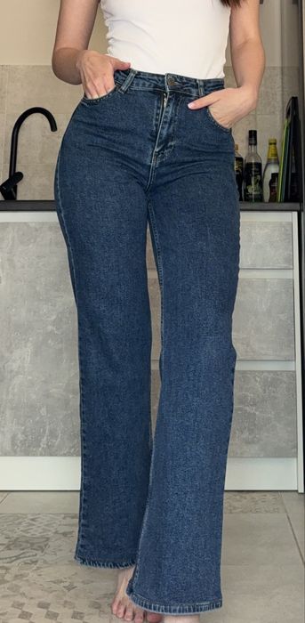 Джинси прямі темні