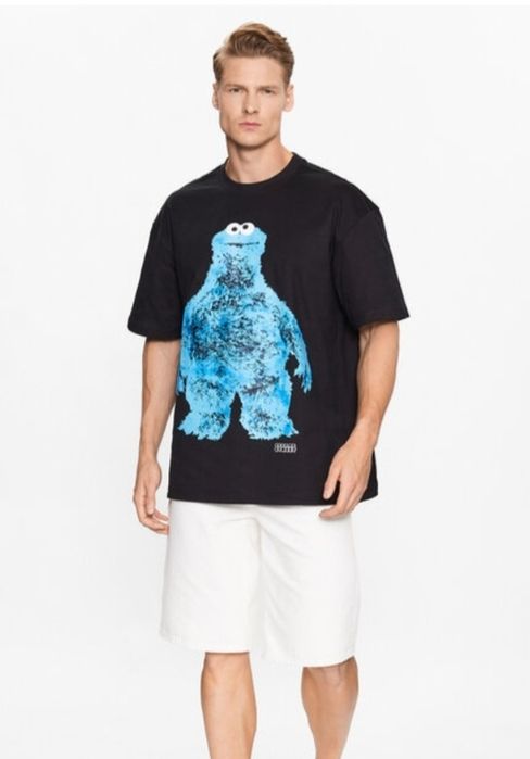 T-shirt Oversize r. M ciasteczkowy potwór, Ulica Sezamkowa