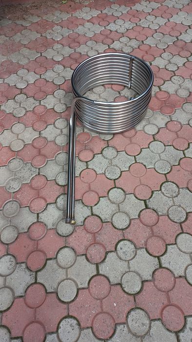 Теплообменник змеевик для басейнов  для котлов